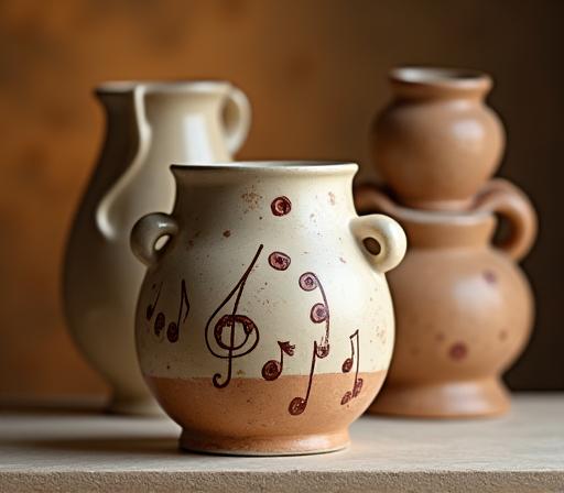 Musikthematische Keramikkunst